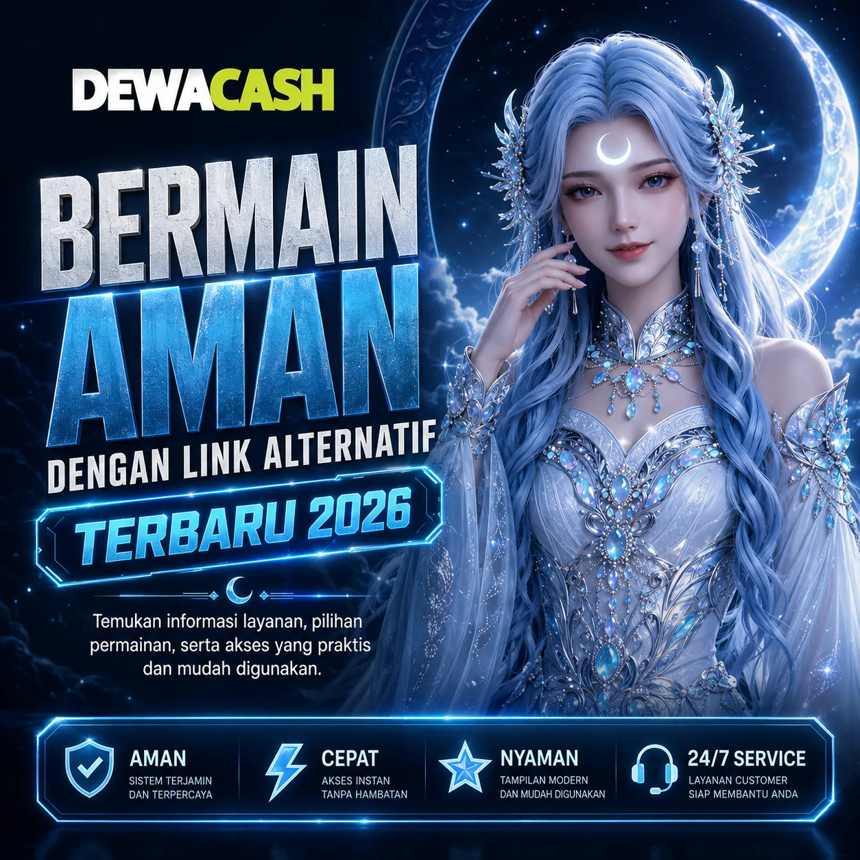 DEWACASH Bermain Slot Aman dengan Link Alternatif Terbaru 2026